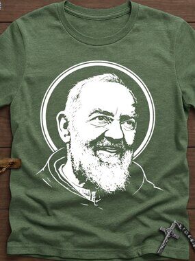 Brand NEW Unisex Padre Pio T Shirt (Online Exclusive, Only a few Made)
